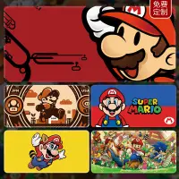 在飛比找蝦皮購物優惠-任天堂 Switch 瑪利歐 Mario 滑鼠墊 鍵盤墊 桌