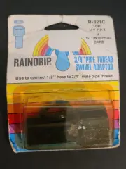 RainDrip 3/4" Pipe Thread Swivel to 1/2" Hose Adapter