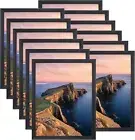 11x14 Black Picture Frames – 12-Pack Wall & Tabletop Photo Frame Set