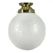Sheffield Frost Etch 8&quot; Shade w 4 1/4&quot; Batten Fix Light