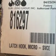 SUB ZERO LATCH HOOK MICRO 816297/GENUINE PART/BRAND NEW