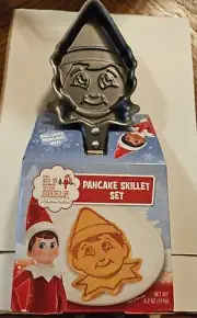 The Elf on the Shelf Shaped Pancake Skillet Set Recipe & Pancake Mix 4.2oz New