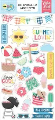 Sun Kissed Chipboard 6"X13"-Accents