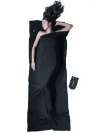 Cocoon Merino Wool Travelsheet Black COC-MWT99