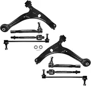 Front Lower Control Arm Suspension Kit Compatible With Acura MDX (2001-2005), Honda Pilot (2003-2005) K621349 K621350-8pcs