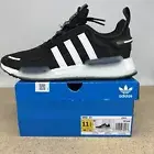 NEW sz 11.5 Adidas NMD_V3 ”Black White” Comfort Running Sneakers HP9833