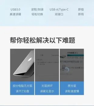 外接光碟機 USB3.0盒 外接光碟機 筆電電腦光碟機 dvd光盤燒錄機 移動光碟機