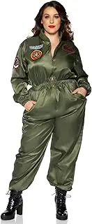 [Leg Avenue] Women's Official Licensed Top Gun Costume Parachute Flight Suit