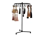 Vivva Jewelry Rotating Ring Display Holder Organizer Necklace Stand Rack 23 Hooks - 2 Colours