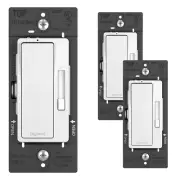 Legrand radiant RH453PTCCCV6 450W Preset Decorator Rocker Dimmer Light Switch wi