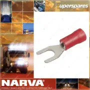 Narva 4.3mm Spade Terminal flared vinyl & insulated Red Pack of 100