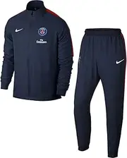2017-2018 PSG Nike Dry Woven Tracksuit (Navy)