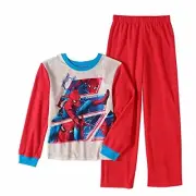 Boys Spider-man Homecoming Super Hero Flannel Pajama Set