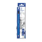 Mars Lumograph 3B Graphite Art Drawing Pencil, Medium Soft, Break-Resistant B...