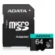 威剛 Premier Pro microSDXC UHS-I U3 A2 V30 64G記憶卡(附轉卡)