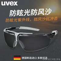 在飛比找蝦皮購物優惠-◙✹❅UVEX護目鏡防目鏡男平光鏡墨鏡摩托車擋風透氣防風沙防