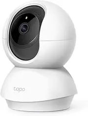 TP-Link Tapo Pan/Tilt AI Smart Home Security Wi-Fi Camera, Baby Monitor, 2K 3MP, Motion & Person Detection, Notification, Night Vision, SD Card Slot, Voice Control, No Hub Required (Tapo C210)