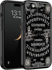 HQUSZPT Compatiable for iPhone 15 Case,Designed for iPhone case 15,Update Full Prtection Camera System,Slim Shockproof Protective Cover,Ouija Board