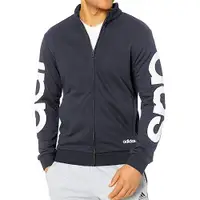 在飛比找ETMall東森購物網優惠-Adidas 2020男時尚運動立領拉鍊暗藍色夾克