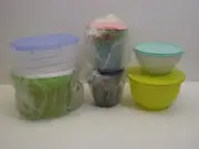NEW UNUSED TUPPERWARE STORAGE CONTAINER LOT