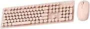 Ergonomic Grip Cordless Mouse Wireless Keyboard Set Pink Keyboard Quiet Keyboard and Mouse Laptop Keyboard and Mouse