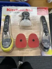 New KitchenAid 5-Piece Sink Brush Set Soap Dispensing RARE KC873OSOBC