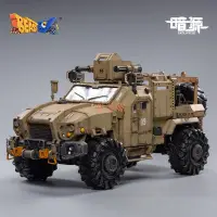 在飛比找蝦皮購物優惠-愛美爾【 】暗源JOYTOY 1/18狂飆重裝越野車可載3.