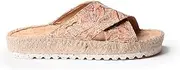 [TONI PONS] Bali-BI Espadrille for Women Embroidered Cork, Multicoloured, 10 AU