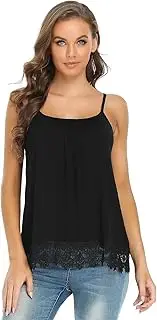 [ANYFITTING] Womens Clothing Womens Tops Tank Top Built in Bra Pyjamas Shirt