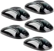 5Pcs Marker Running Car LED Cab Roof Top Marker Running Lights for Truck SUV 16Led Black Smoked Lens Lamps 12V