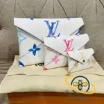 LV 路易威登 23新款 KIRIGAMI POCHETTE 花卉 三合一 手拿包 錢包 零錢包 M82387