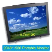 9.7'' 2K Monitor 2048X1536 Portable High Definition Display HDMI-compatible New