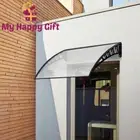 CLEAR DIY 1.2 x 1m Window Door Awning Door Canopy Outdoor Patio Cover Instahut