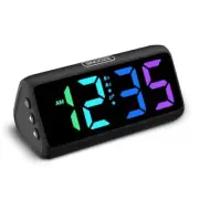 Loud Alarm Clock for Heavy Sleepers, RGB Alarm Clocks for Bedrooms Seniors