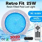 【AU STOCK】 25W Retro Fit Swimming Pool LED Light Remote Control Resin Filled RGB
