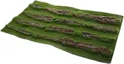 ifundom Simulation Grass Mat for Turtle Tanks Realistic Bark Texture Basking Platform Design for Easy Cleaning for Aquariums and Terrariums Pet Turtle Accessory