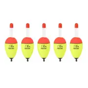 5pcs 1.8oz Float Fishing Bobbers EVA Fishing Float, Yellow