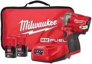 [Milwaukee] M12FIW38-202B M12 Fuel 3/8" Stubby Impact Wrench Kit