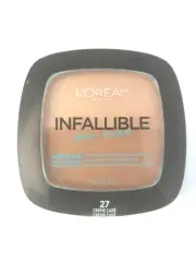 L'Oreal Infallible Pro Glow Longwear Pressed Powder - Shade 27 CREME CAFE
