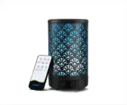 Devanti Aroma Diffuser Aromatherapy Essential Oils Metal Cover Ultrasonic Cool