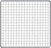 SUPVOX Stainless Steel Barbecue Mesh Steel Grill BBQ Net Endurable Material for Outdoor