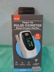 NEW Mobi Finger Tip Pulse Oximeter Blood Oxygen Monitor
