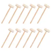 50 Pcs Wooden Hammer Cakes Making Tool Seafood Utensil Child