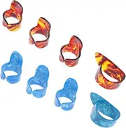 CATIEBYE 1 set Practical Bass Finger Picks Set Multipurpose Guitar Accessories for Music Lovers Ultra Thin and Durable Thumb Picks present for Guitar and Banjo Players