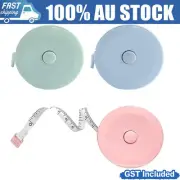 Retractable Tape Body Measuring Soft Ruler Sewing Clothes Tailor Tape Measure AU