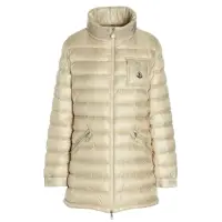 在飛比找momo購物網優惠-【MONCLER】新款 女款 MADINE 輕量羽絨外套-米