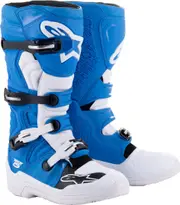 Alpinestars Tech 5 Motocross Boots, white-blue, Size 49 50 for Men White Blue