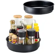 Stainless Steel 360 Degree Rotating Cabinet Organizer for Kitchen Spice Rack Bathroom