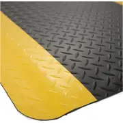 Diamond Plate Sponge - Solid Yellow Safety Border
