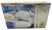 NEW Corelle Livingware 42-Piece Winter Frost White Grand Service 2 Serving Dish